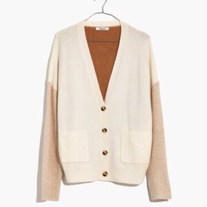 Madewell Short Kent Ex-Boyfriend Cardigan Sweater